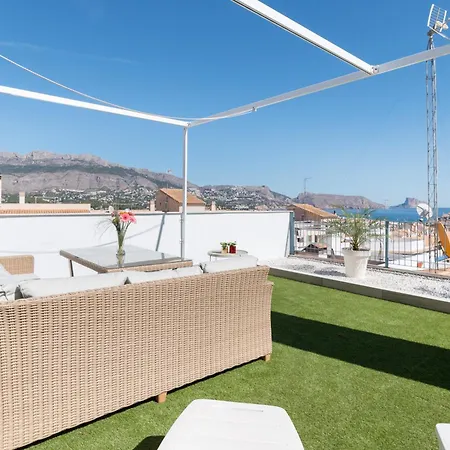 Atico Vistas Al Mar, Terraza, Piscina Y Parking By Vero Altea